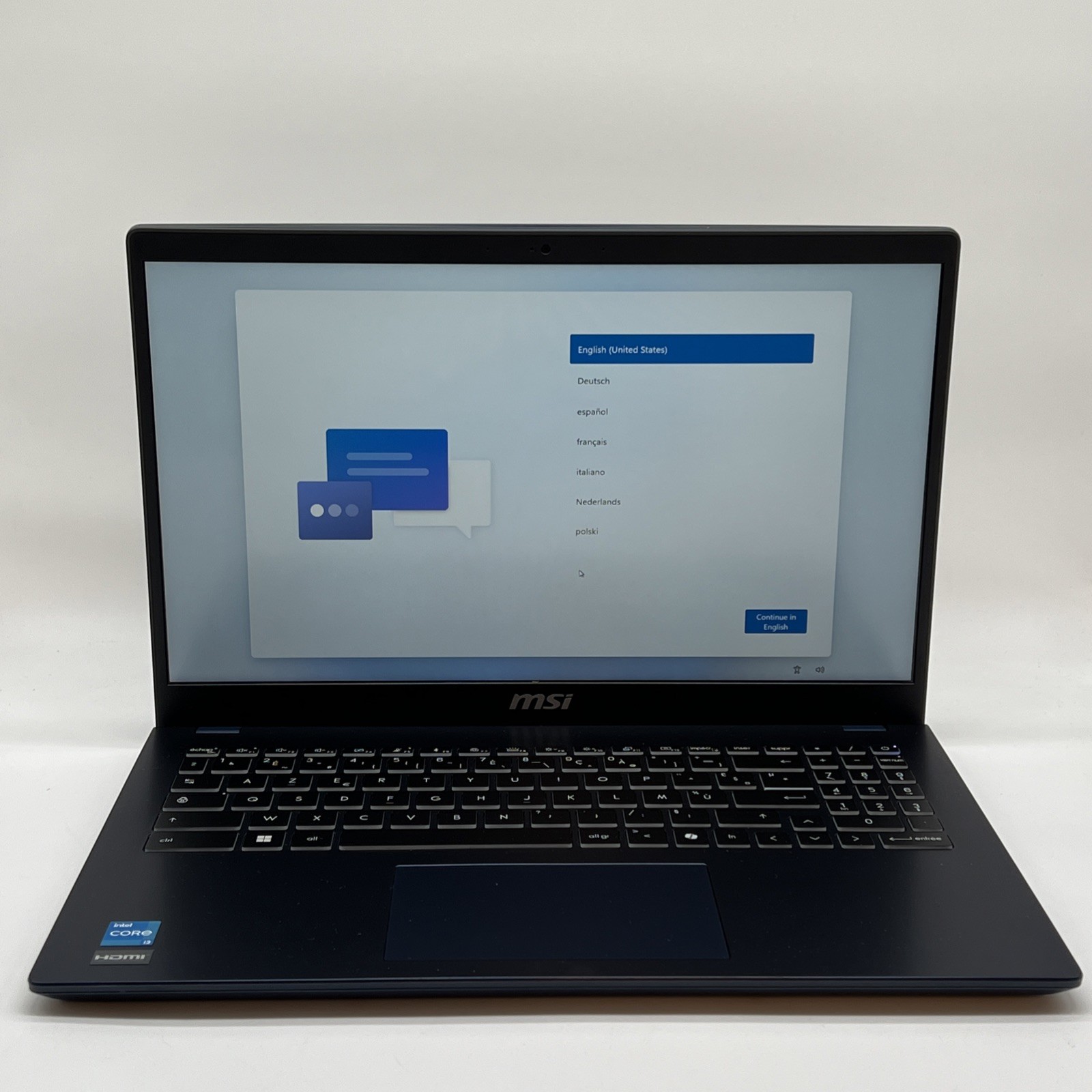 MSI Modern 15 B12MO 15,6 Zoll Laptop i3-1215U 2,0/16GB/512GB SSD QWERTY B189