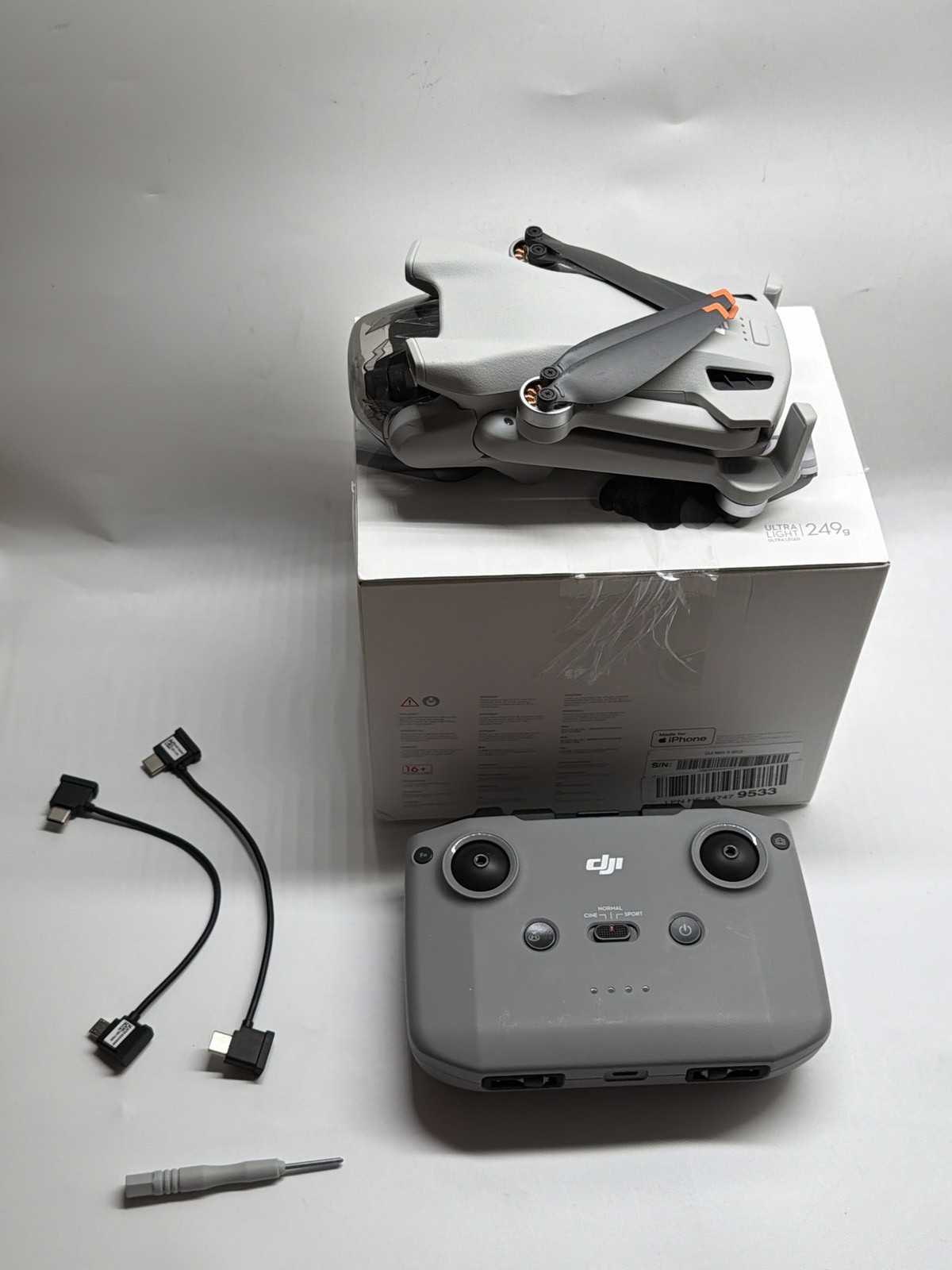DJI Mini 3 Drohne Ultra Light Grau J027