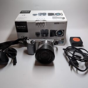 Sony NEX‑5R Systemkamera + SEL18–55mm Objektiv (E‑Mount) K279