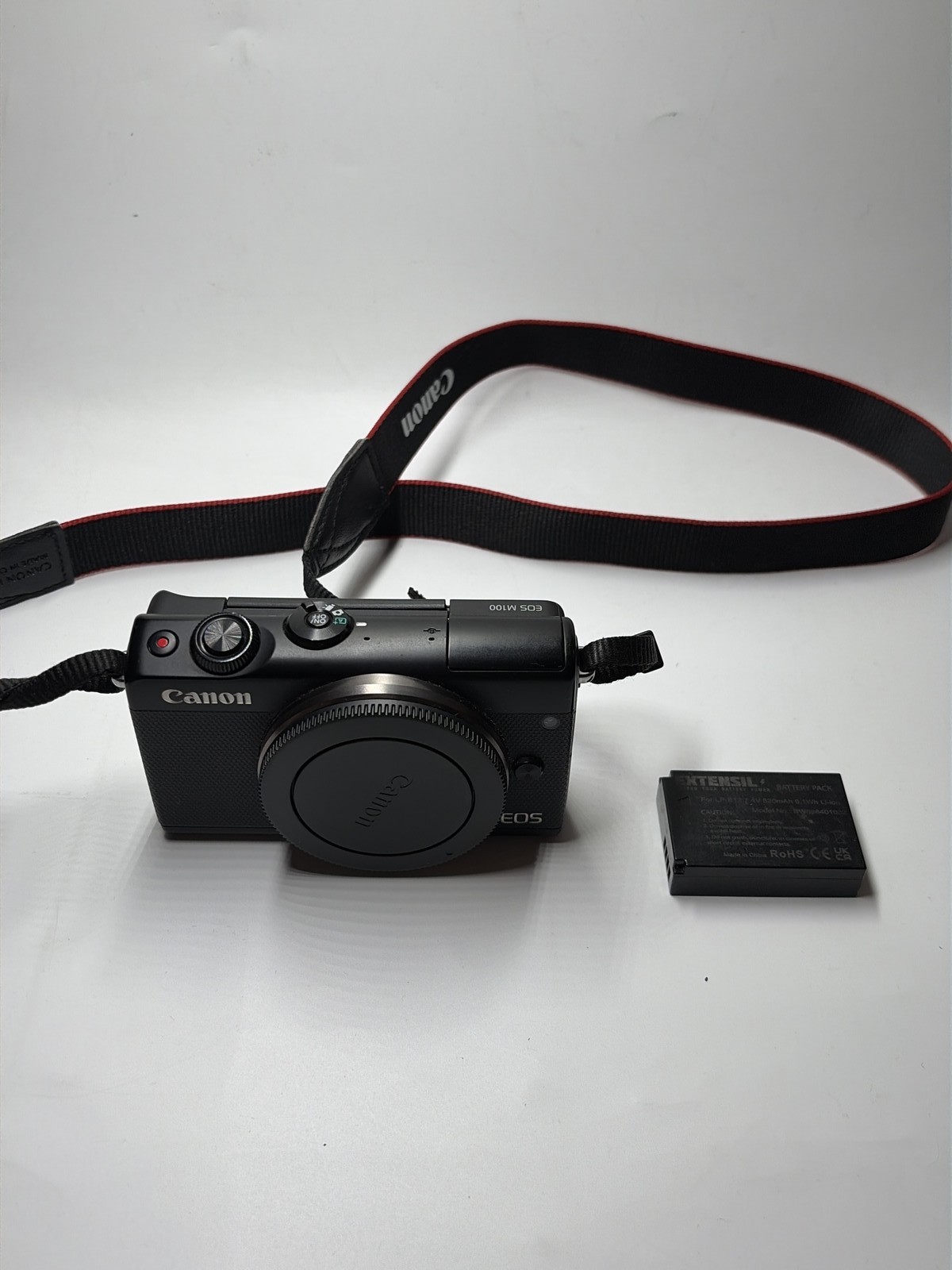 Canon EOS M100 Systemkamera Schwarz 24.2MP - Top Zustand K340