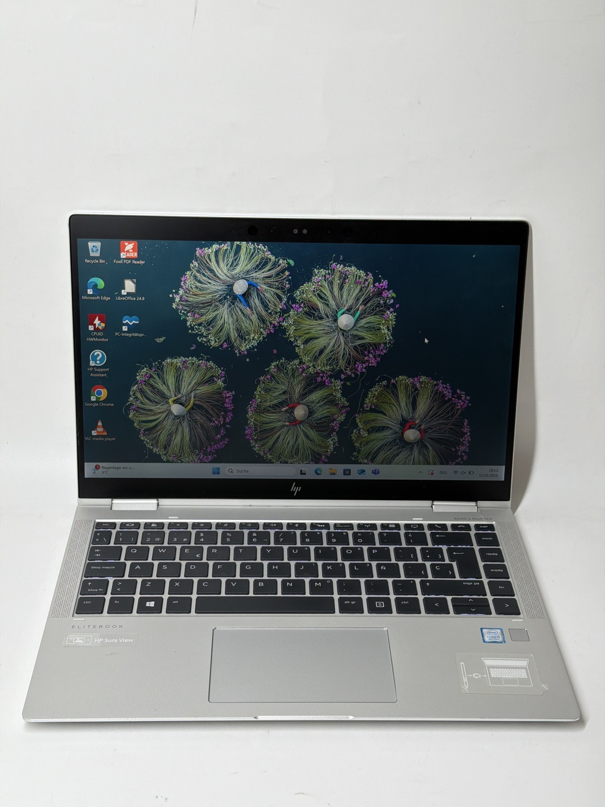 HP EliteBook x360 1040 G5 14" i5-8250U 8GB 256GB SSD QWERTY K463