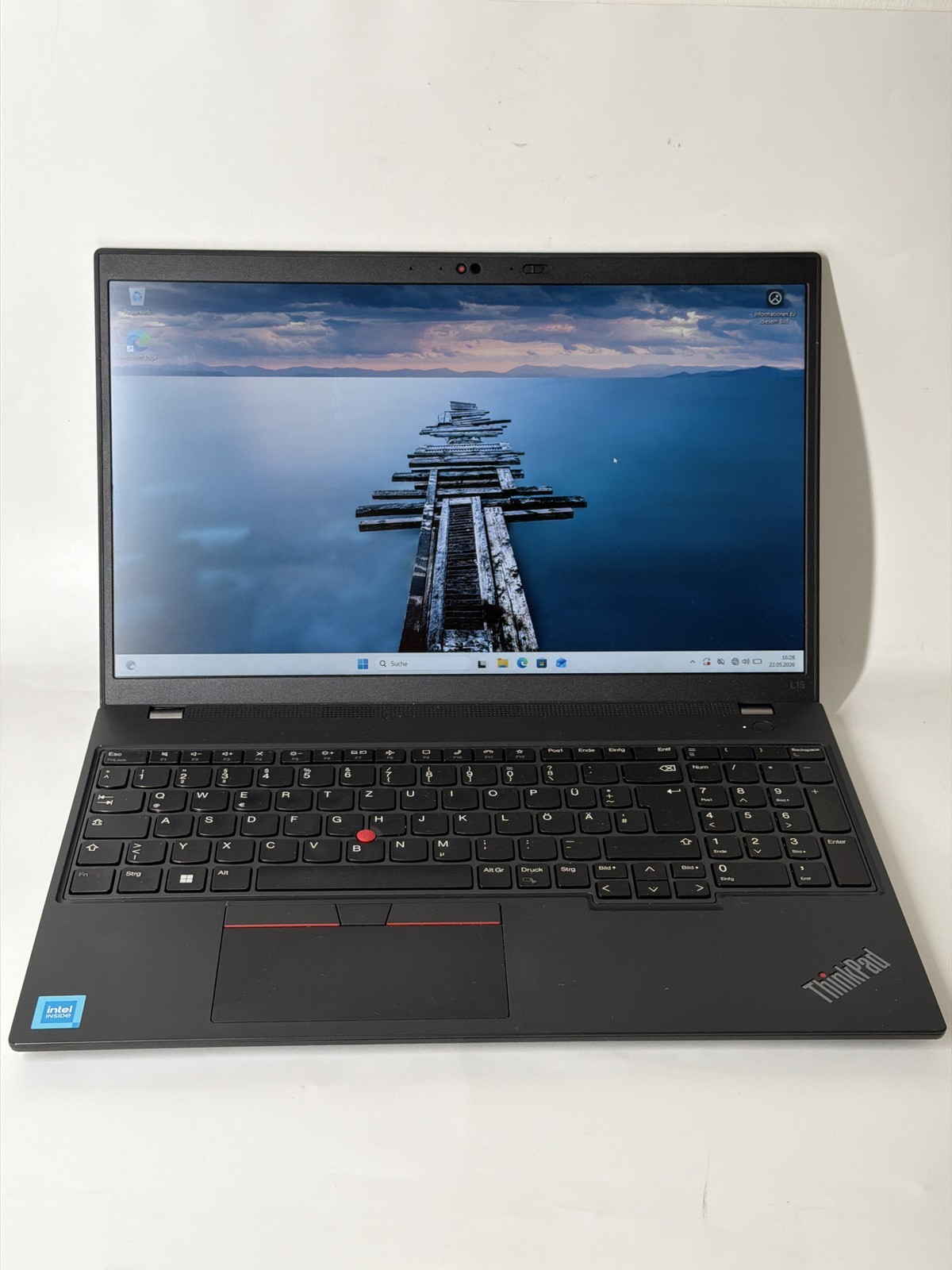 Lenovo ThinkPad L15 Gen 4 G4 Intel U300 8GB RAM 256GB SSD 15,6 Zoll K485