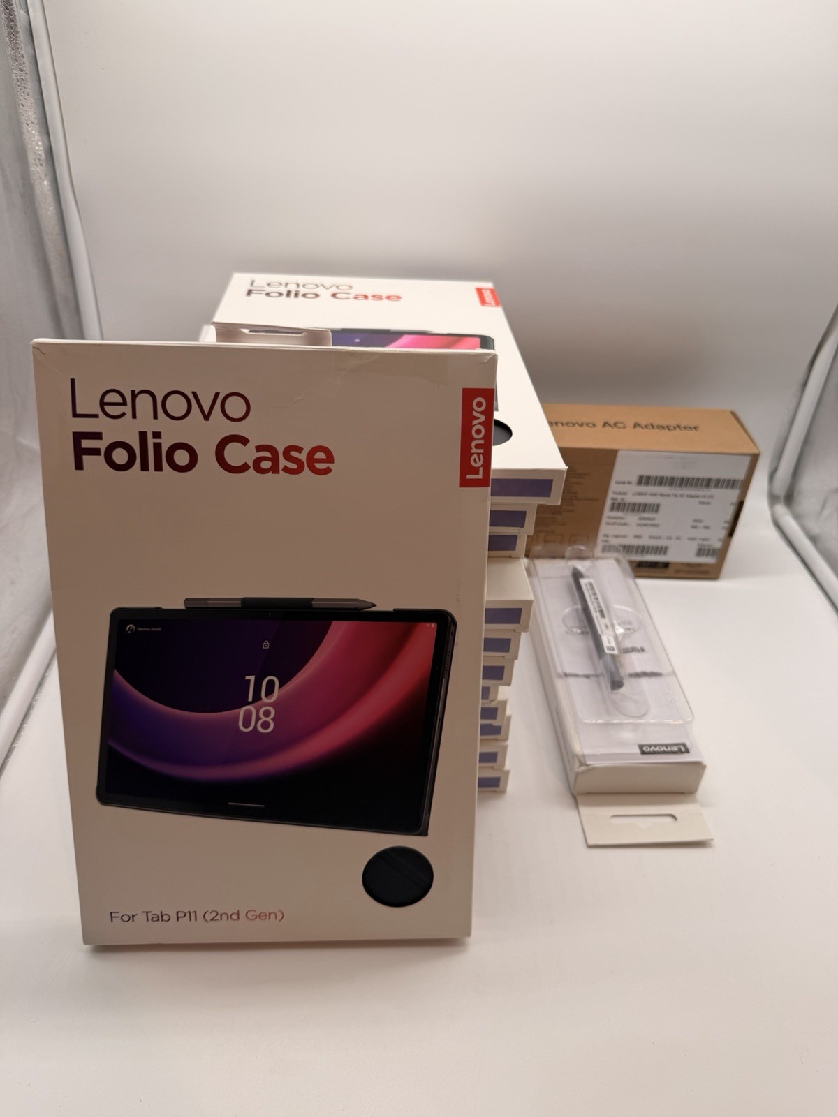 12x Lenovo Tablet Tab P11 (2nd gen) Folio Case + active pen 3 + Ladegerät K520