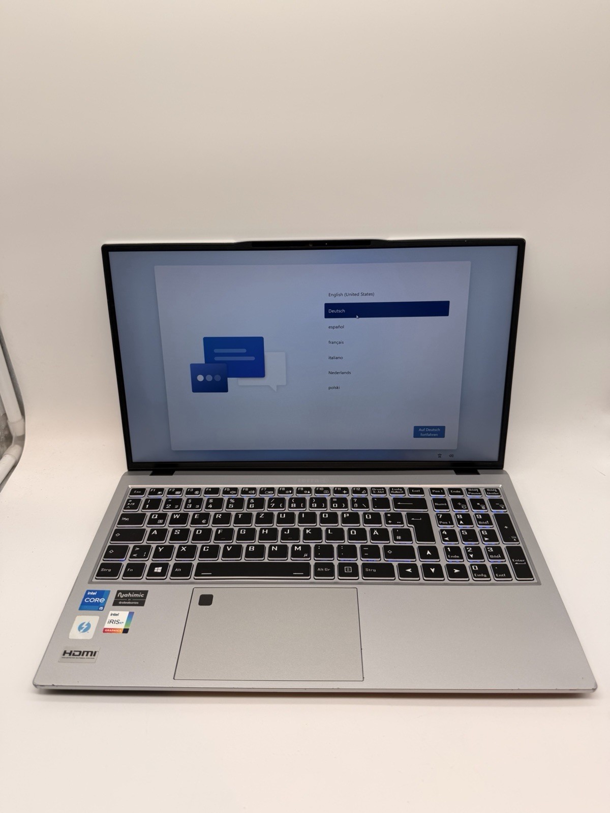 TERRA Mobile 1551P 15,6" FHD i5-1240P 16GB RAM 512GB SSD Win 11 Pro Laptop K557