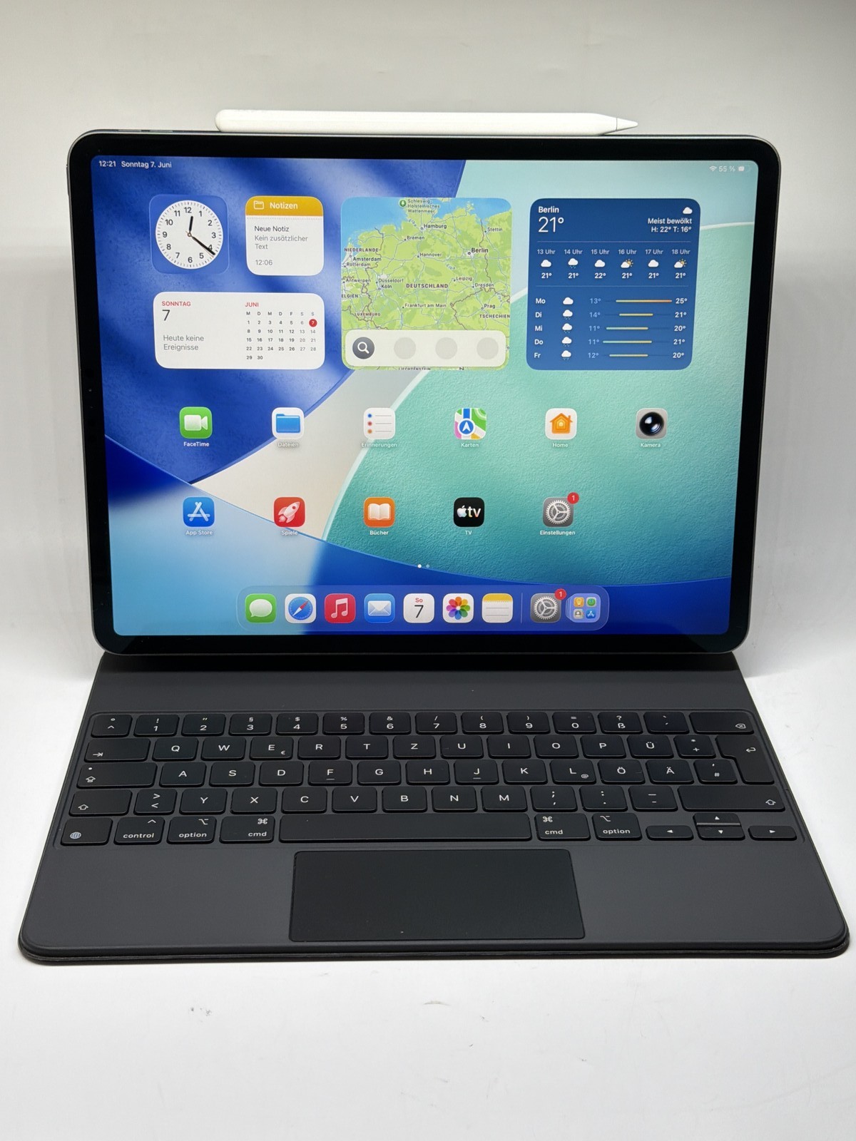 Apple iPad Pro 12,9" 4. Gen 128GB Wi-Fi Grau Tablet iPadOS A2229 K571