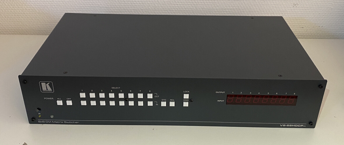 KRAMER VS-88HDCPXL 8x8 DVI (HDCP) Matrix Switcher K739