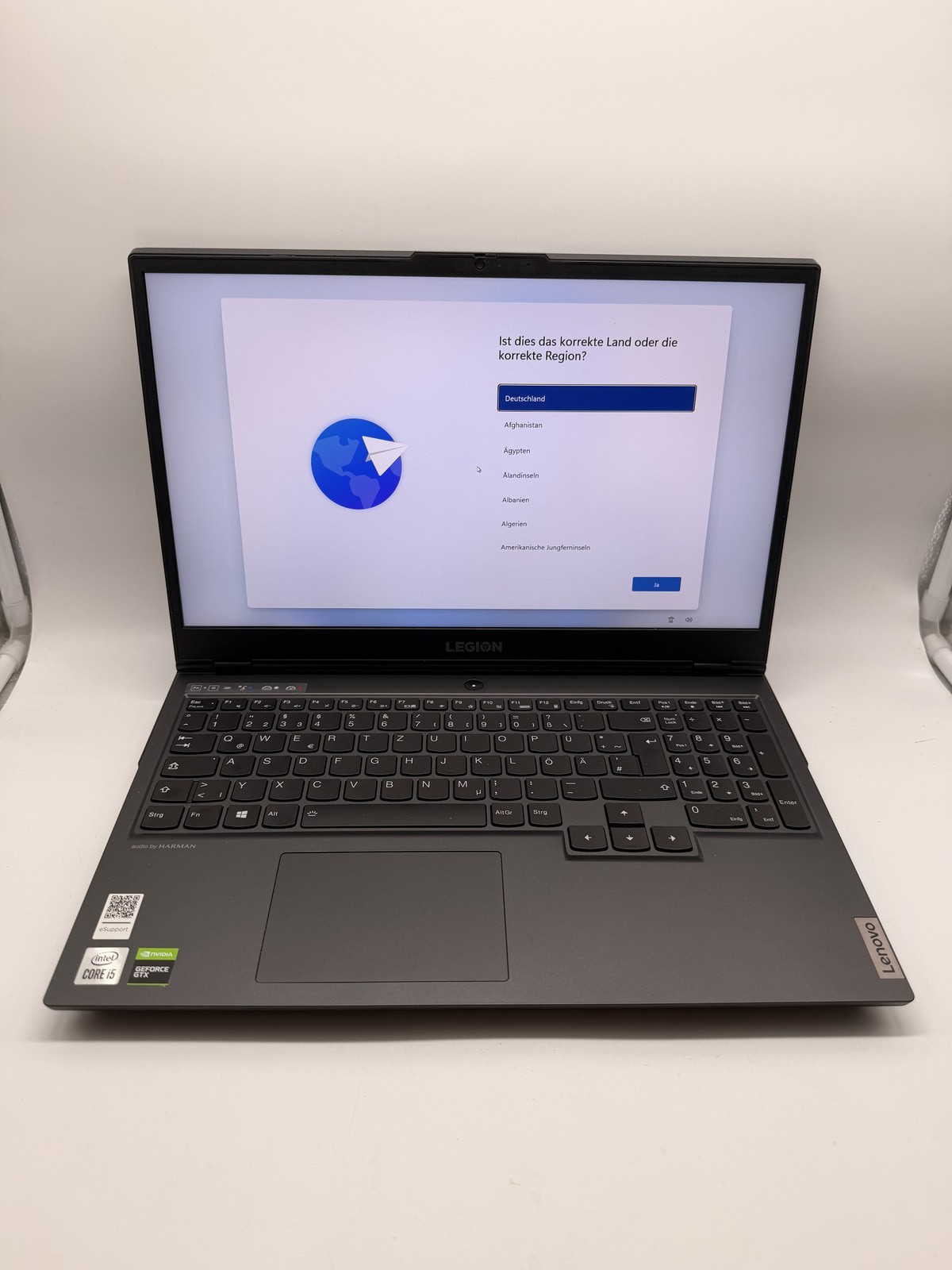 Lenovo Legion 5 15IMH05 i5-10300H 16GB 512GB SSD 15,6 Zoll Laptop GTX1650Ti K917
