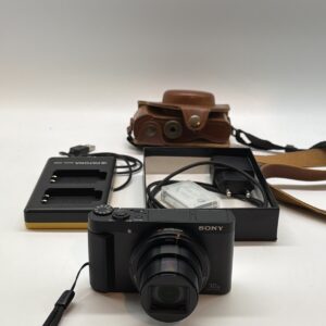 Sony Cyber-shot DSC-HX80 Kompaktkamera 18,2MP 30x Zoom Full HD WLAN Schwarz J041