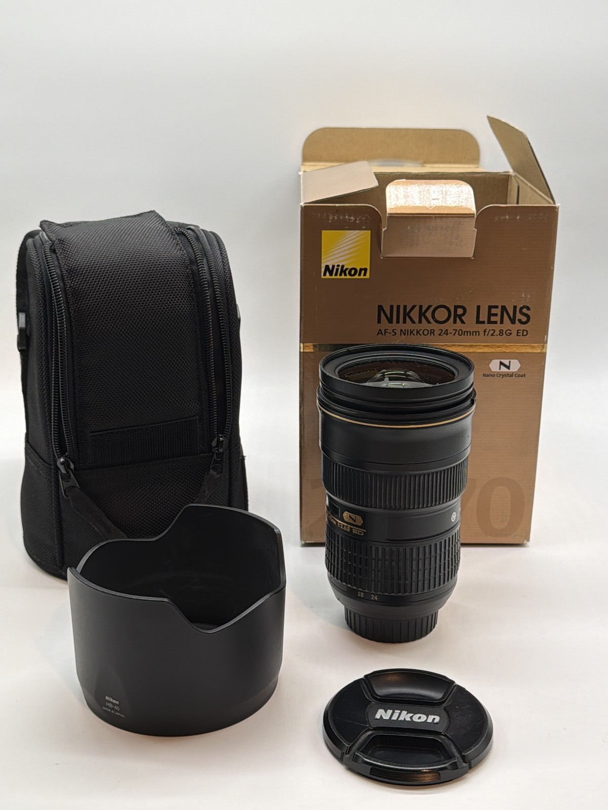 Nikon AF-S Nikkor 24-70mm 1:2.8G ED Objektiv Vollformat Standard-Zoom J048