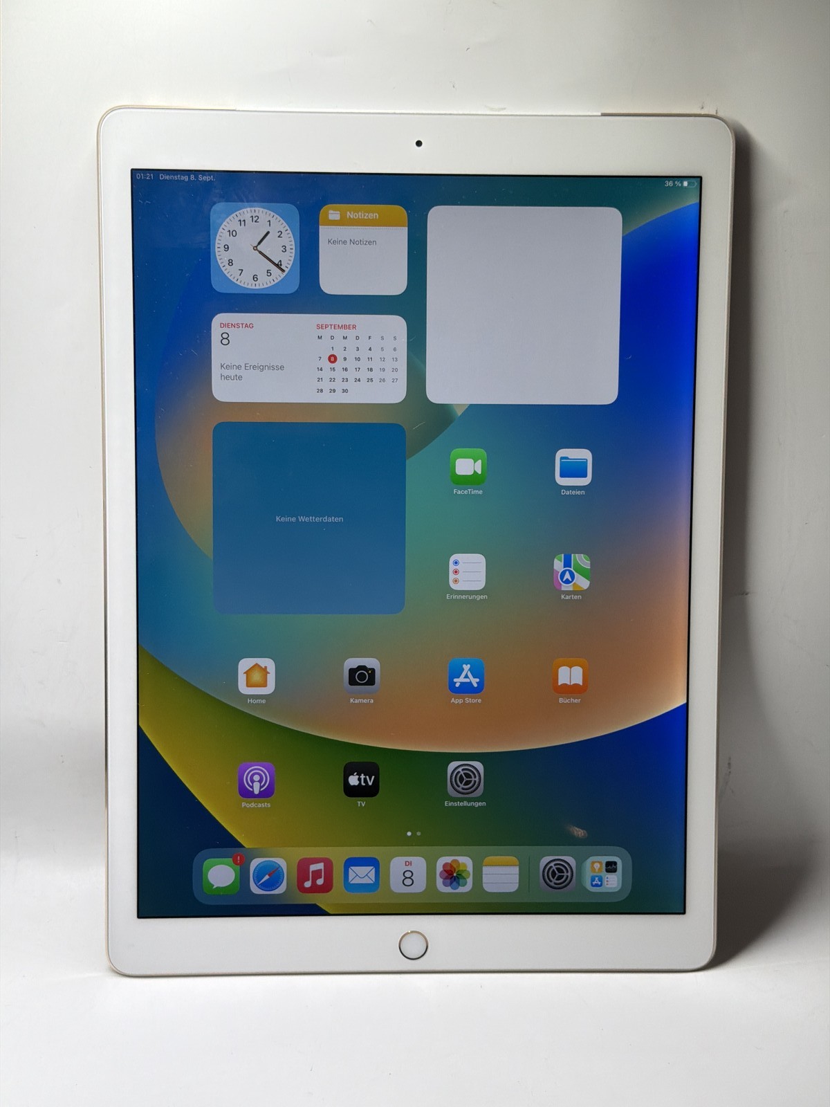 Apple iPad Pro 12,9" 1. Gen 256GB Wi-Fi + Cellular Gold Tablet A1584 J053