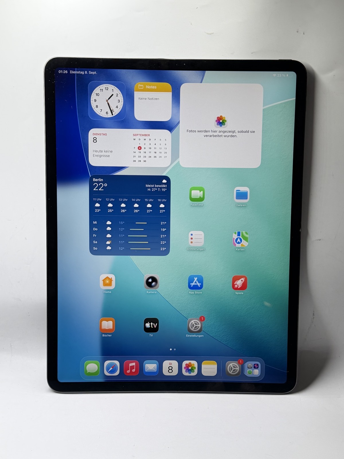 Apple iPad Pro 12.9 3. Gen 256GB Wi-Fi Space Grau Tablet A12X Bionic J056
