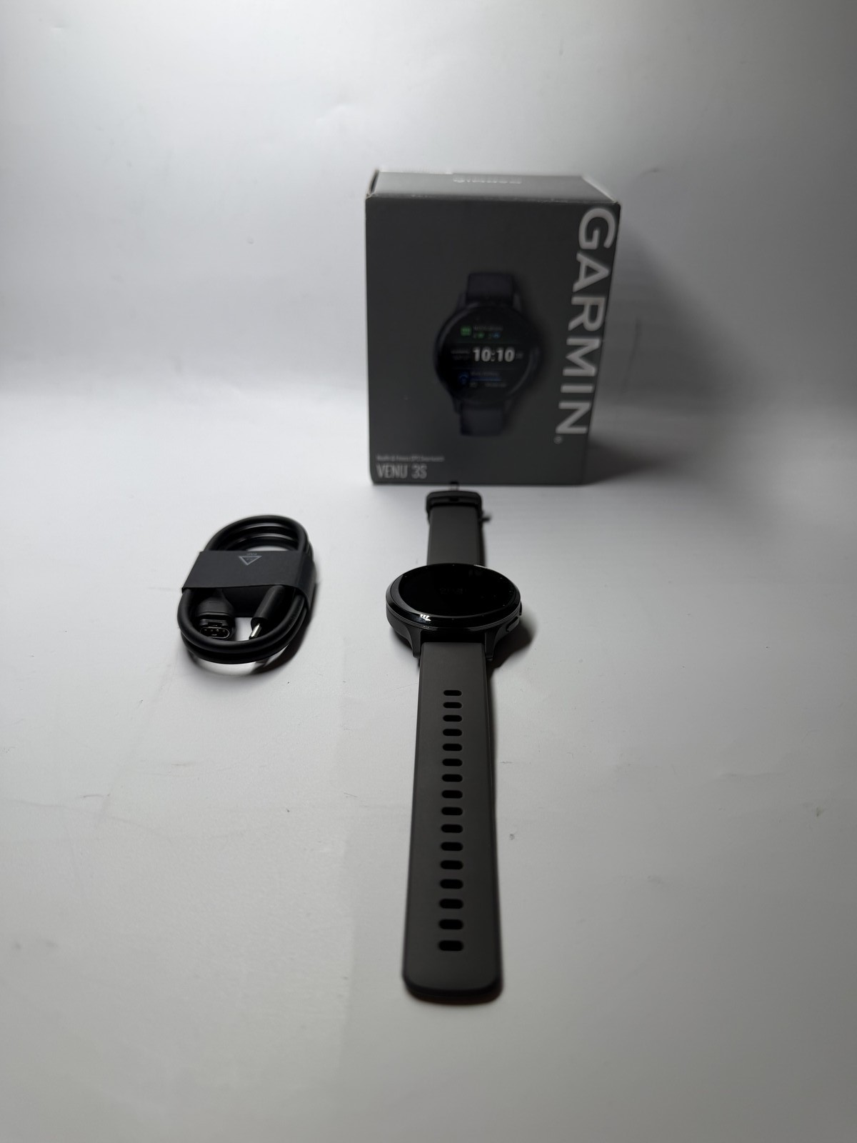 Garmin Venu 3S GPS Smartwatch AMOLED 1,2 Zoll 41mm Schwarz Fitness Tracker J090