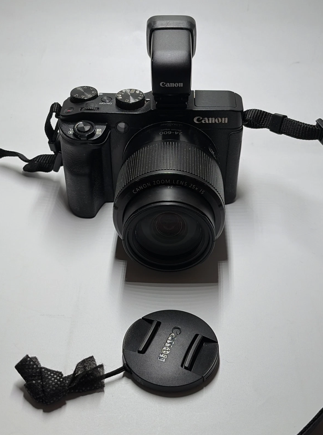 Canon PowerShot G3X Kompaktkamera 20,2MP 25x Zoom Wi-Fi Autofokus Schwarz K403